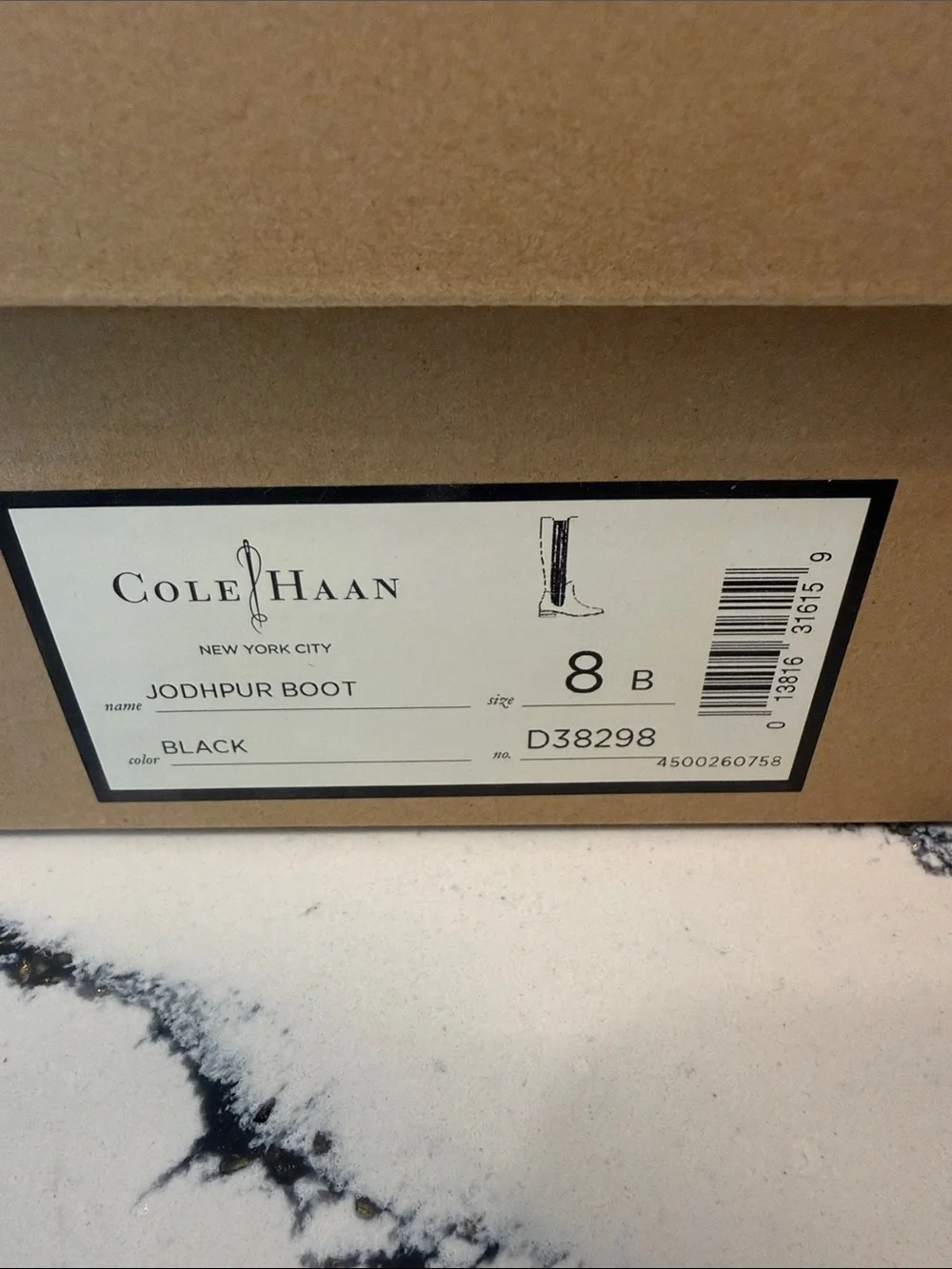 Cole Haan Black Leather Knee-High Boots